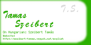 tamas szeibert business card